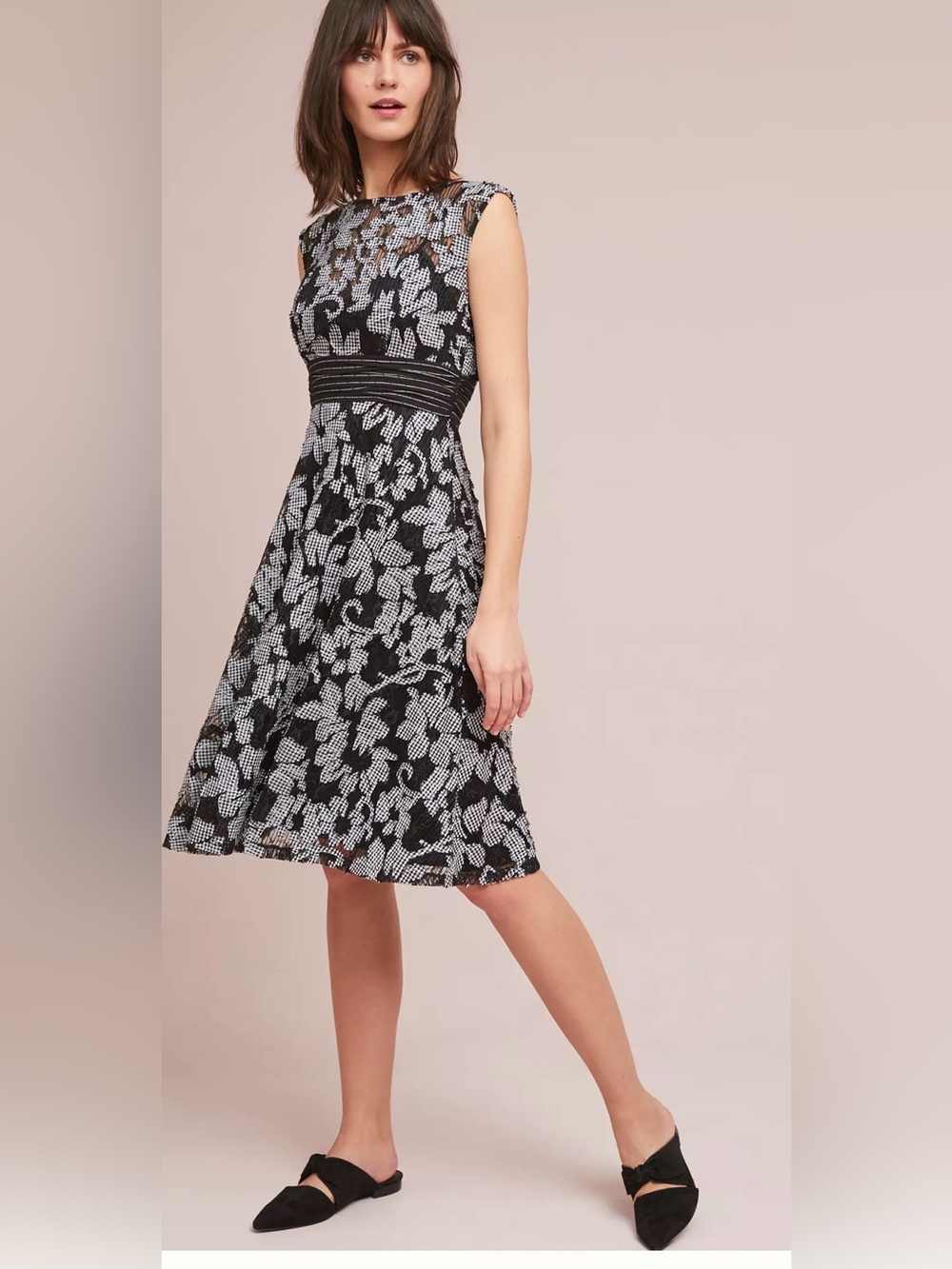 Anthropologie Sommer Floral Dress 0P